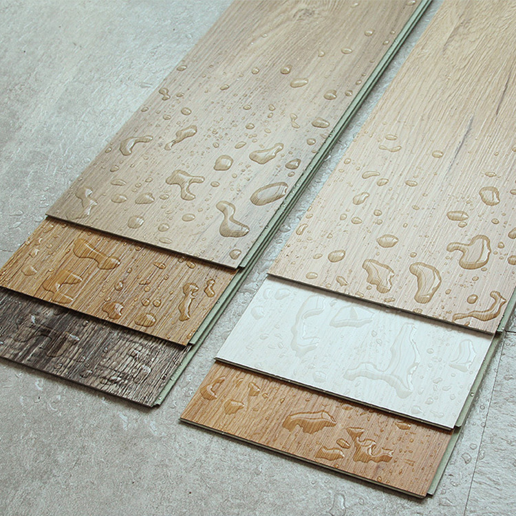 直销SPC锁扣地板家用加厚防水防滑耐磨商用超薄免胶PVC塑胶地板革