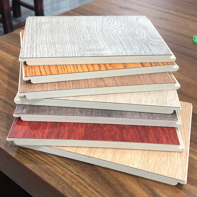 绿雅竹木纤维实心地板E0级甲醛耐烟头高耐刮强防水白橡木实木地板