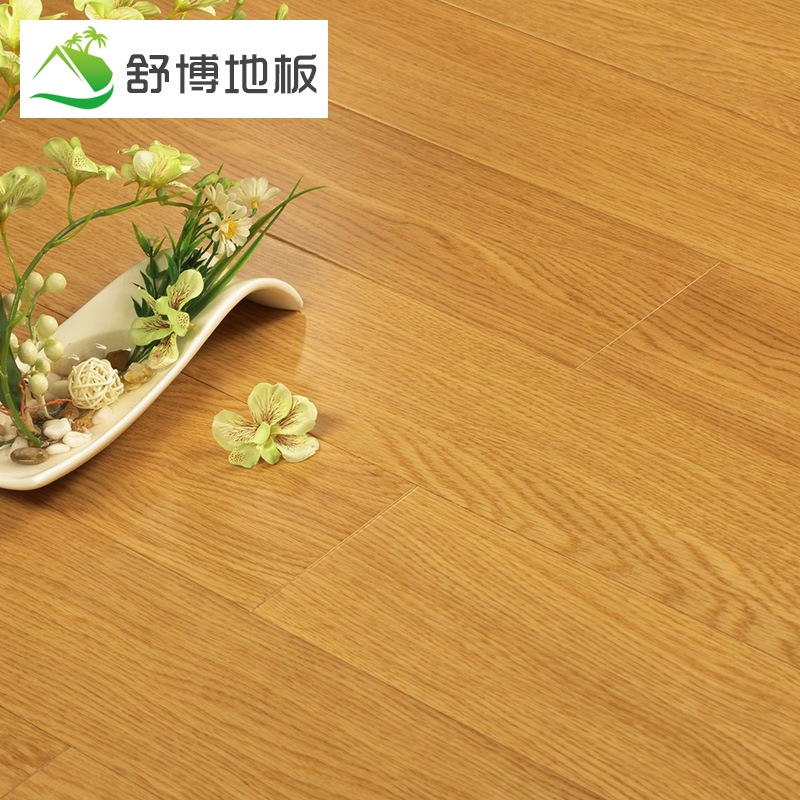 柚木黑胡桃圆盘豆实木复合地板15多层木地板地暖家用环保自然直销