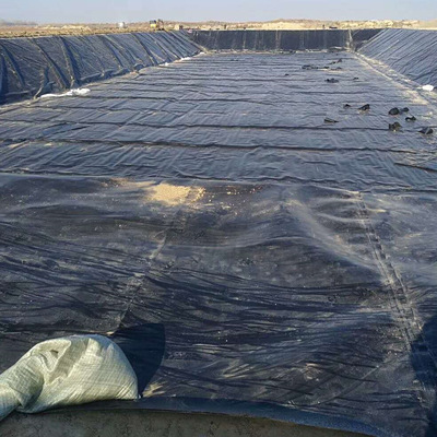 厂家供应黑色HDPE土工膜 鱼塘水产养殖防渗膜 垃圾填埋场覆盖膜