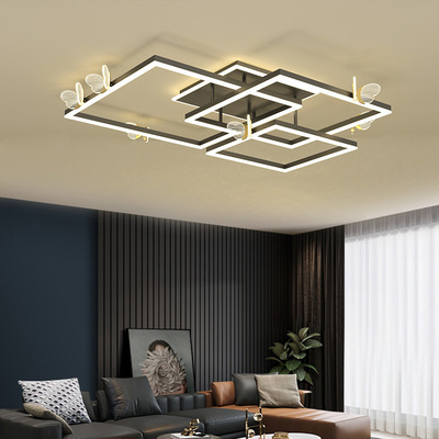 led吸顶灯 2021新款创意蝴蝶客厅灯简约现代个性大厅卧室装修灯具
