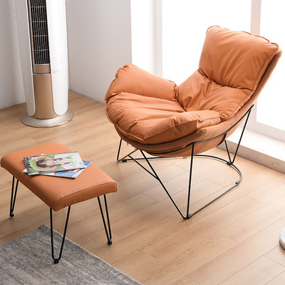 北欧现代懒人沙发椅摇摇椅休闲躺椅家用轻奢客厅午睡阳台单人沙发