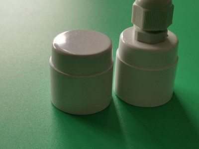 东莞厂家 LED日光灯管防水头、IP68防水头，配无孔打胶水灯头 T8防水头图1