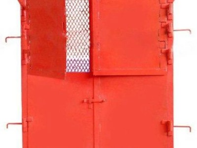 防火防水两用栅栏门便于维护矿用防水密闭门煤矿防火栅栏门图1