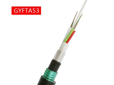 宏安GYFTA53 光纤光缆线抗压防水室外光缆铠装直埋防水光缆光纤光缆线228芯
