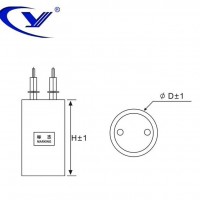 纯源【厂家批发】防潮 防水 电机 冷弯机电容器定制 CBB60 40uF 450VAC