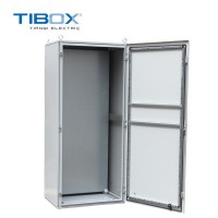 TIBOX工厂直销户外防水防尘防腐蚀冷轧钢九折型材控制柜 机箱机柜出货快