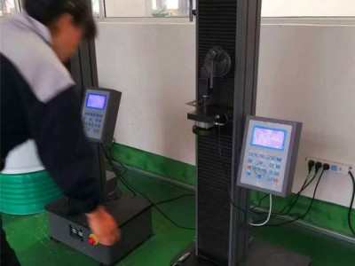 防水材料拉力机，防水卷材拉伸试验机，防水卷材伸长率测试仪图1