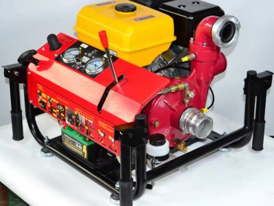手抬式汽油机动泵消防水泵65mm2.5寸高压自吸大扬程EYC65QG