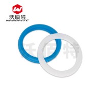 卫生级视镜硅胶垫四氟垫组合食品级活接视窗防水橡胶垫圆形密封圈