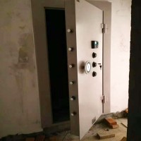 银行用不锈钢金库门家用防盗门C级地下室防水金库门定制