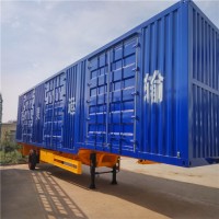 大量销售轻型箱式半挂车价格 防水箱式半挂车生产厂家 半挂车价格