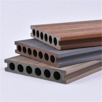 优易格塑木木塑地板，圆孔防水防腐地板可安装施工