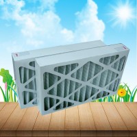 新乡绿叶 折叠式初效过滤器 防水纸外框G3G4