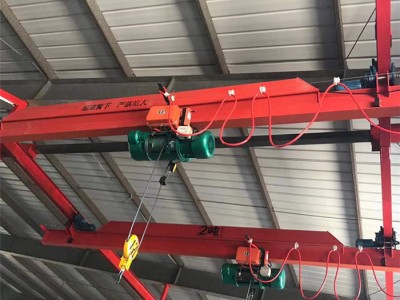车间货场二手单梁起重机 室内外用空操建筑机械可拆卸起重机图1