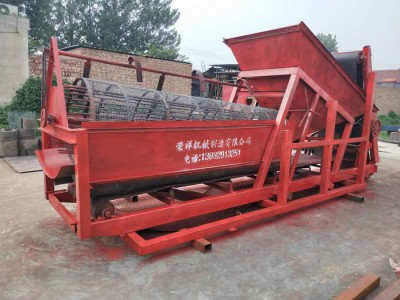 荣祥50 筛沙机 建筑筛沙机 滚筒筛沙机 移动式筛砂机 筛砂机 ** 建筑机械图1