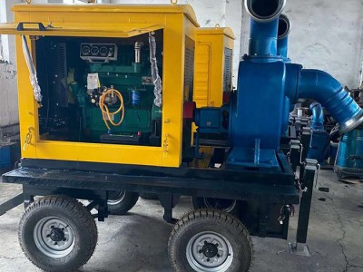 大流量抗旱水泵 防汛抗洪排涝强自吸抽水泵 柴油拖车式排水泵 价格厚道