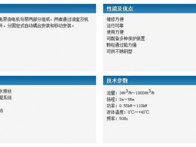 南方 NF 污水泵