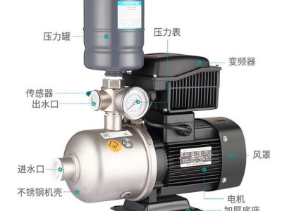 新界水泵 BW4-3 不锈钢卧式多级离心泵增压泵 变频泵 工业泵静音节能净水泵定制图1