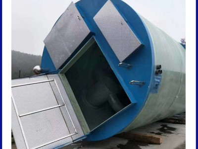 一体化预制泵站 预制泵站 雨水泵站 玻璃钢一体化预制泵站图1