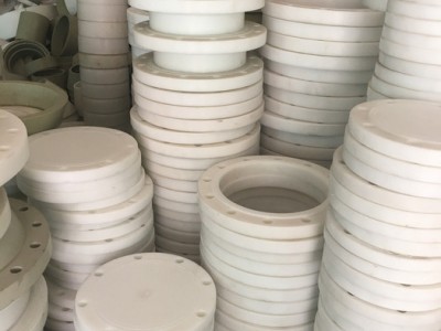 长青管业PPH一体法兰活套法兰水泵出口法兰片 PP工业泵口法兰热熔承插图1