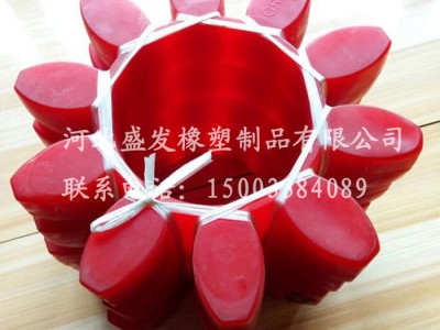 【盛发橡塑】现货供应聚氨酯六角垫 水泵对轮垫 六角弹性垫 聚氨酯梅花垫图1