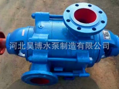 昊博水泵D6-25×9型卧式多级离心泵 耐磨增压泵 D型工厂城市给排水专用清水泵图1