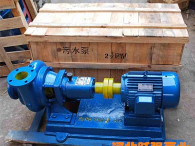 污水泵：PW型卧式污水泵图1