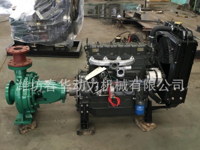 潍柴系列30KW柴油机水泵机组 离心式清水泵混流泵IS125-100-315J图1
