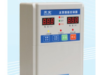泵宝三相一控一/二水泵全自动智能控制器 可接浮球 探头压力表 一台包邮 一主一备 双泵同启 双泵轮换图1