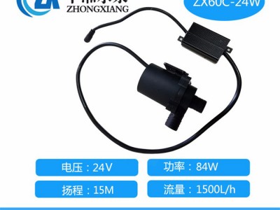 中湘水泵ZX60C 耐高温移动洗澡机水泵 微型耐高温抽水泵 微型水冷循环泵图1