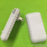 东莞厚街外壳厂家批发白色小毛毛虫适配器外壳|149美规SR充电器外壳