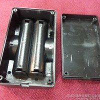 厂家供应18650双槽塑胶锂电池充电器外壳 带灯孔 出线式充电器外壳