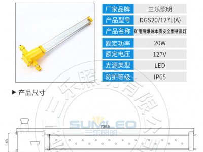 三乐照明DGS18/127L(A) 煤矿井下照明图1