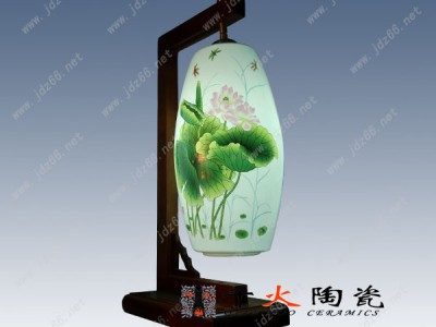 中式陶瓷灯具定做，景德镇陶瓷酒店吊灯，大堂装饰陶瓷灯具，陶瓷灯批发图1