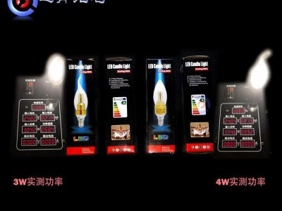 LED蜡烛泡 足3W灯泡LED照明灯具灯饰E27E14B22 led照明灯具图1