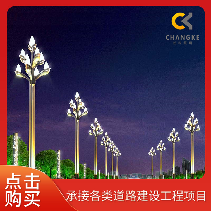 厂家定制LED中华灯玉兰灯 8米1米市政工程广场公园户外照明景观灯
