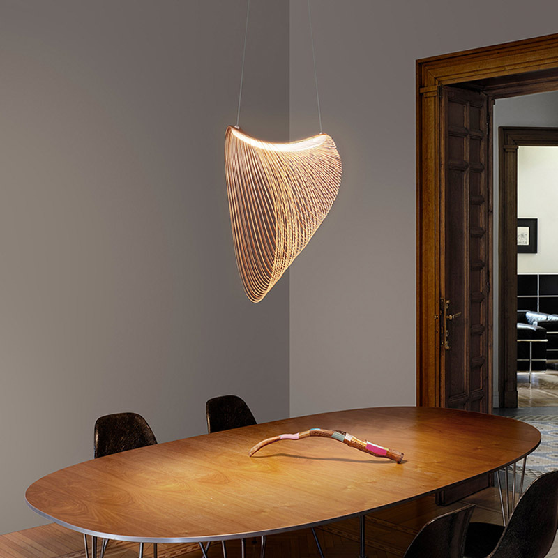 直销北欧简约异形鸟巢吊灯设计师创意客厅餐厅卧室艺术装饰灯具图1