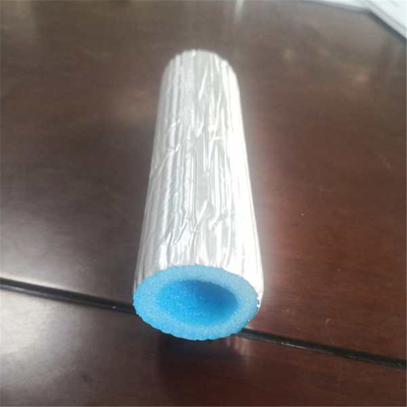 批发自粘压花铝箔橡塑管 橡塑海绵发泡管 柔性橡塑管