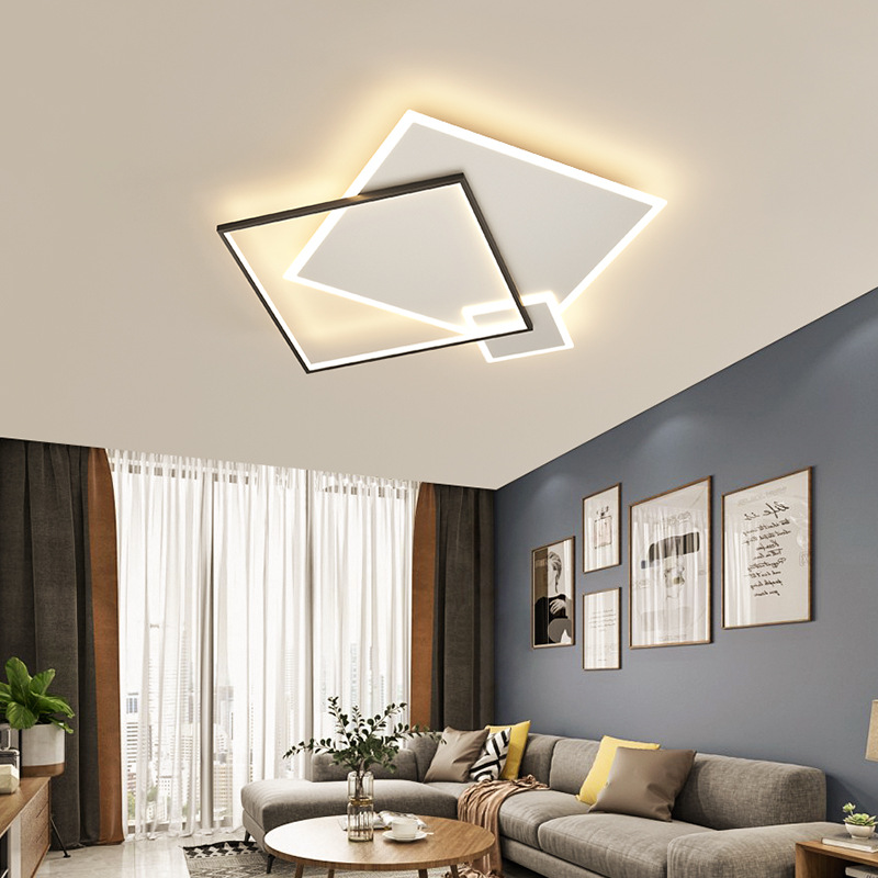 超薄LED客厅吸顶灯现代简约家用餐厅卧室灯北欧创意个性极简灯具