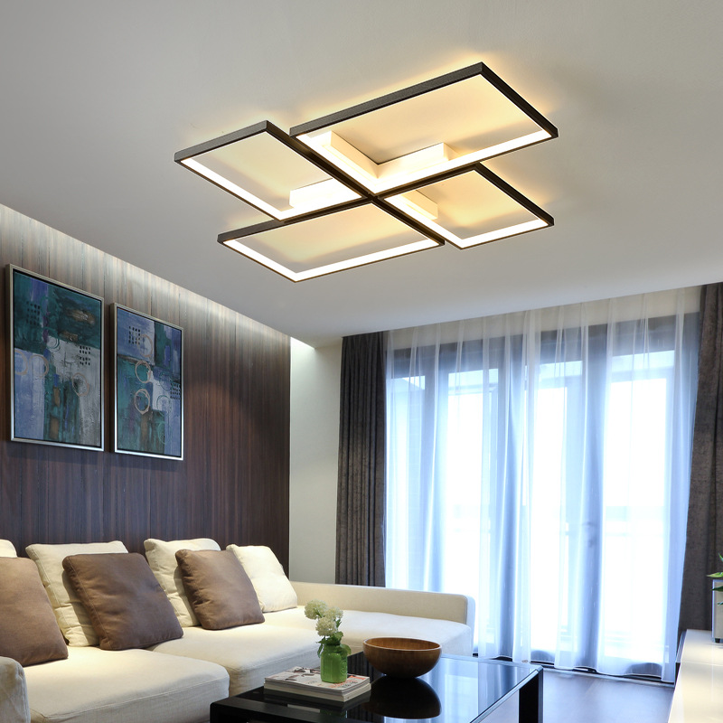 家用客厅灯简约现代吸顶灯 新款智能led创意个性卧室吸顶灯饰灯具