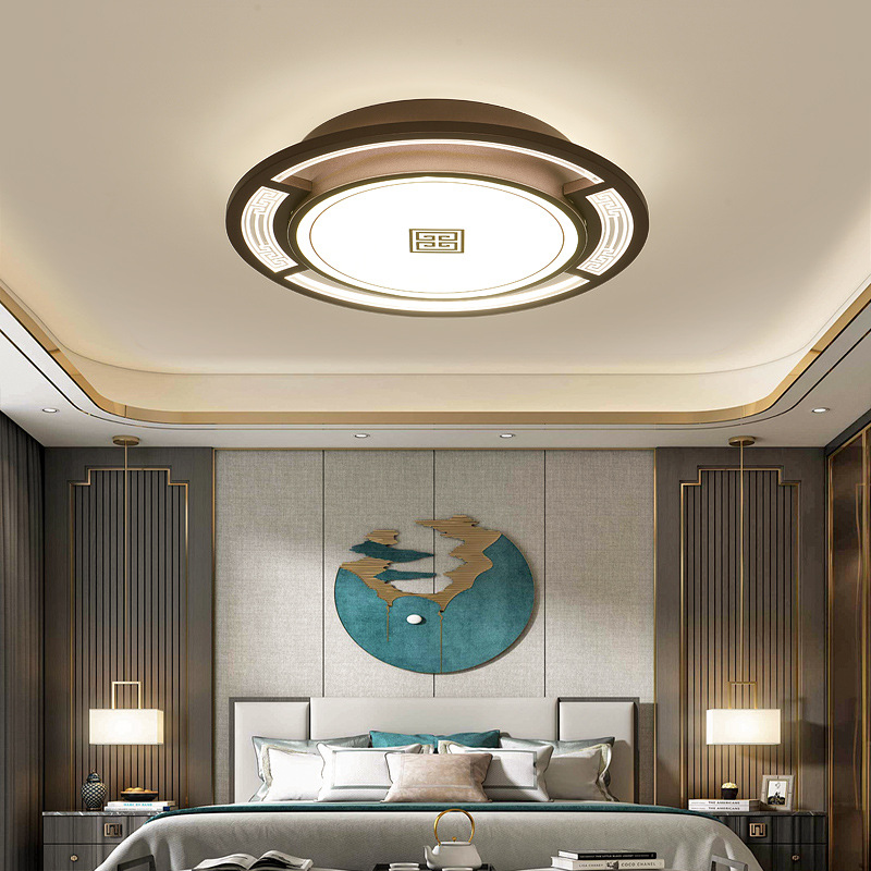 新中式吸顶灯中国风现代简约客厅书房餐厅灯大气家用禅意卧室灯具