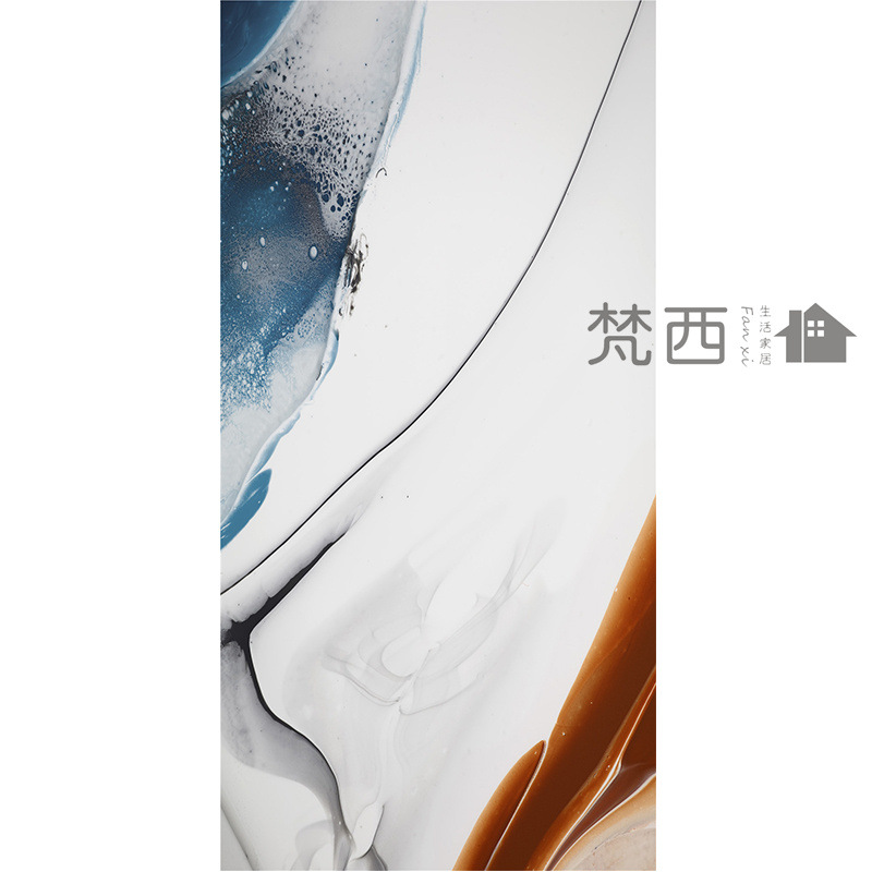 佛山批发600x1200通体大理石水墨画地砖客厅背景墙卫生间工程砖