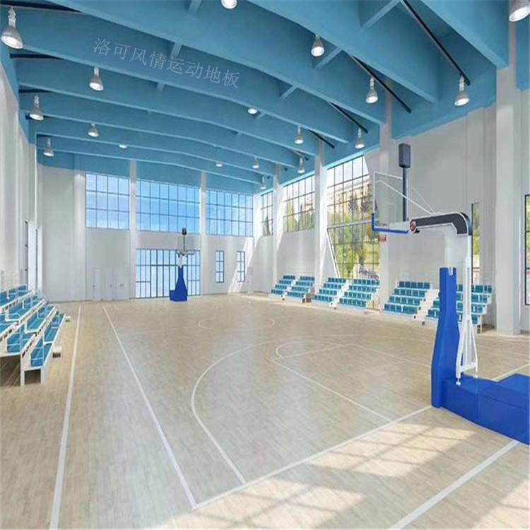 篮球馆体育运动地板结构 实木体育木地板 大剧院舞台舞蹈木地板