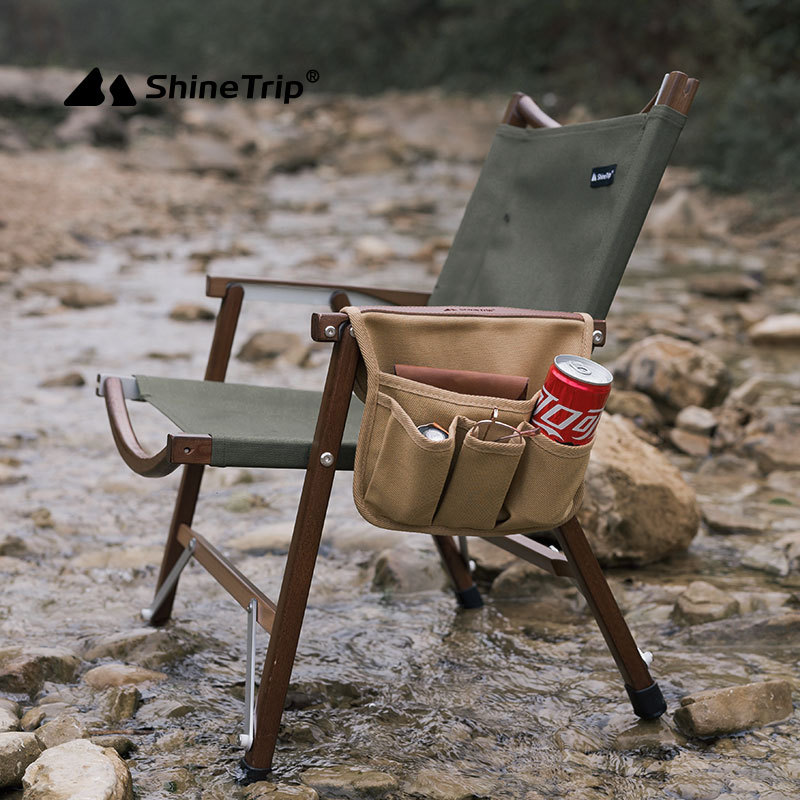 山趣户外露营克米特椅子扶手挂袋侧边多功能储物袋便携置物收纳袋