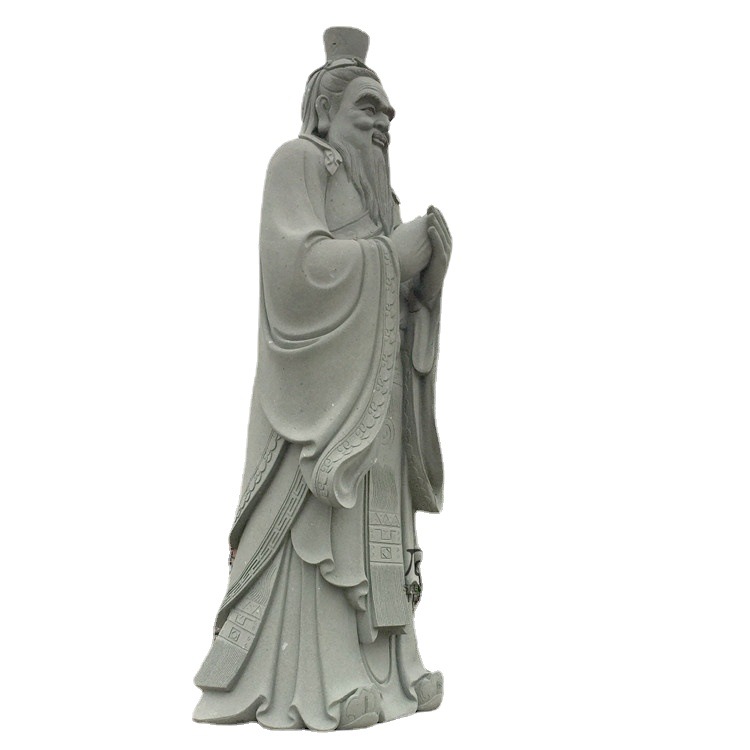 莆田石雕花岗岩雕刻校园历史名人雕塑孔子雕刻校园景观人物像雕塑图1