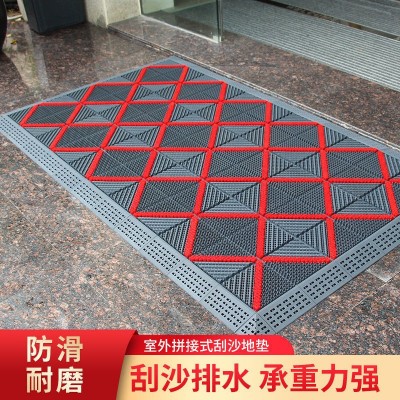 商用加密三合一除尘防滑地垫室外拼接地垫商场酒店进门口门垫图1