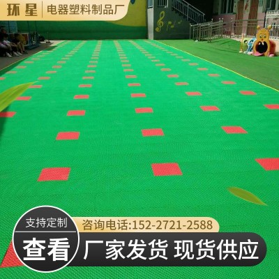 幼儿园悬浮地板篮球场防滑悬浮拼装地板操场羽毛球场拼装地板批发图3