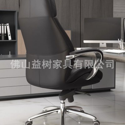 商务电脑舒适久坐可躺办公椅总裁椅大班家用升降旋转休闲座椅图4