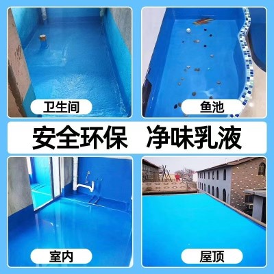 水性聚氨酯防水涂料卫生间毛坯房厨房浴室柔性彩色聚氨酯防水涂料图2